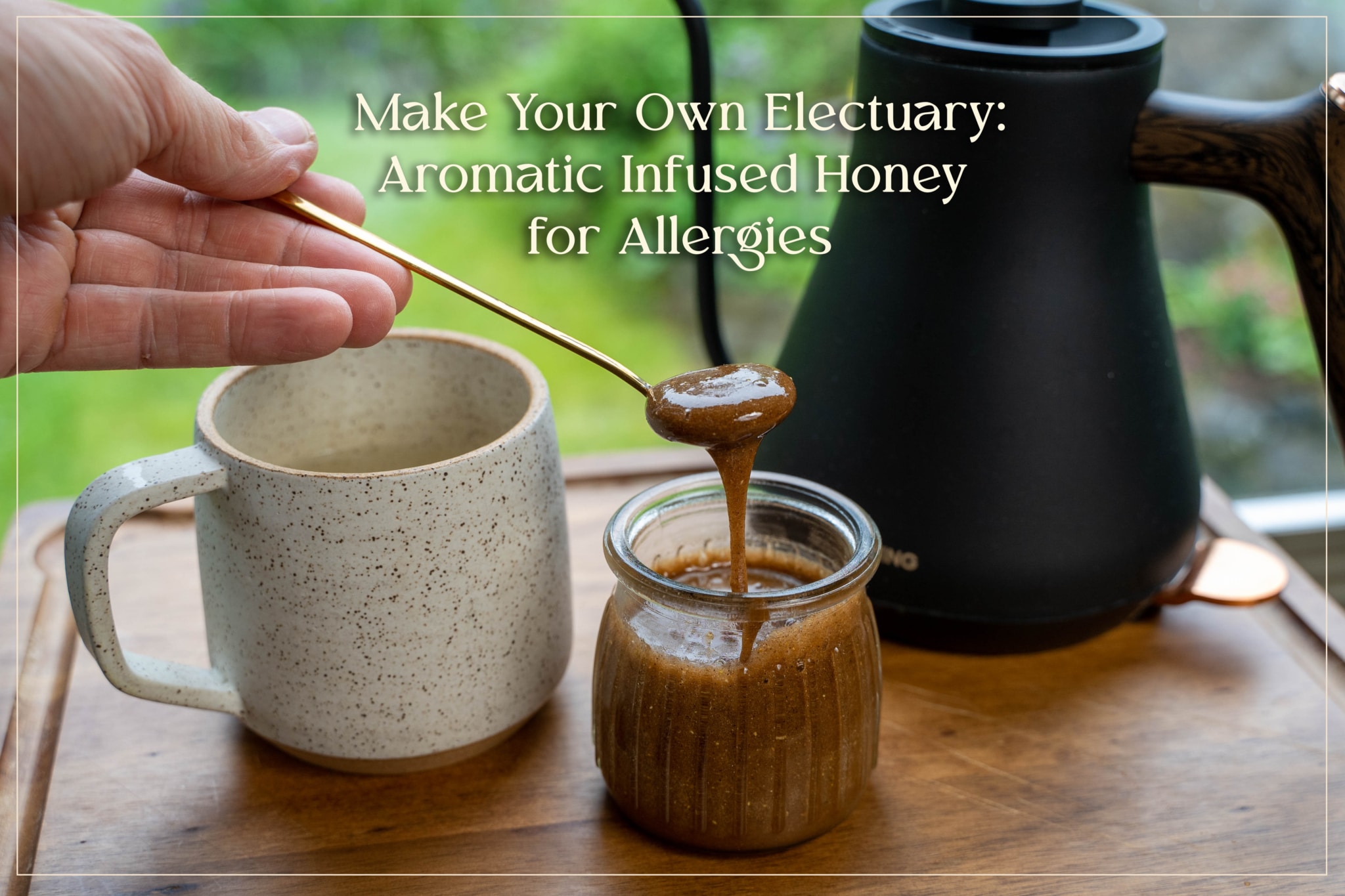 Aromatic Herbal Honey for Allergies